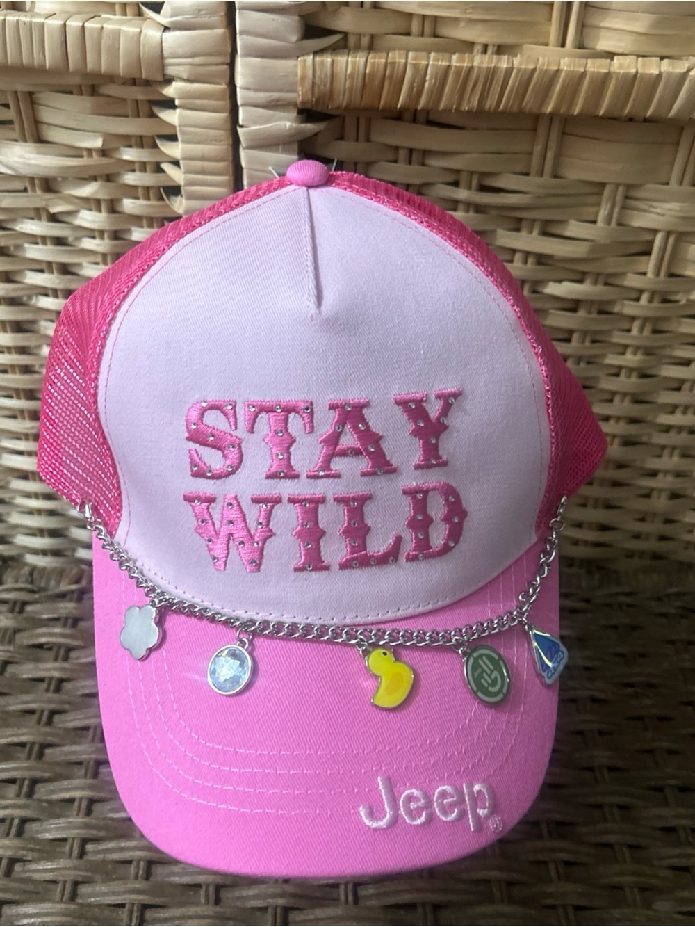 NWT Ladies Stay Wild Jeep SnapBack Hat